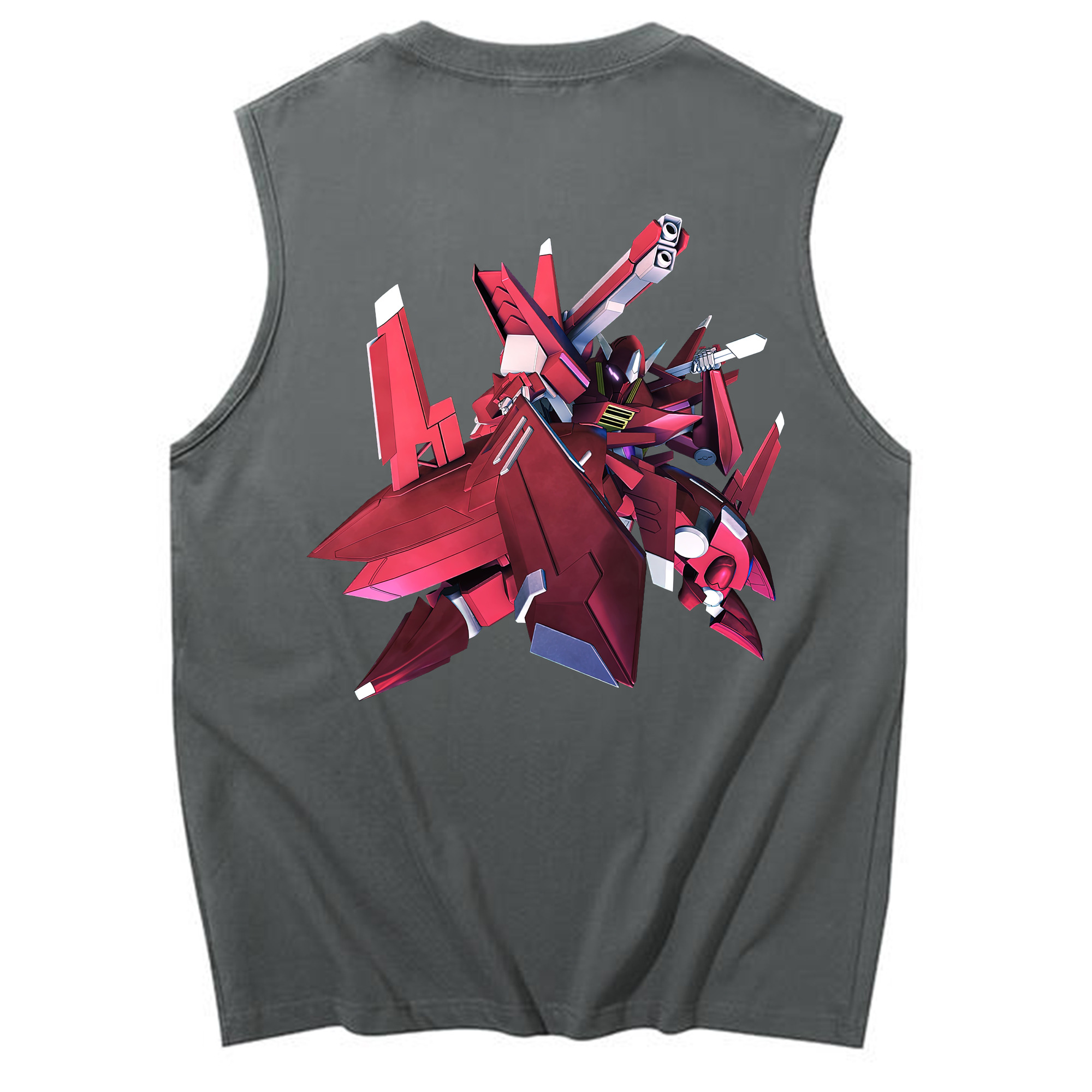 （画像用） 機動戦士ガンダム Mobile Suit Gundam コットン100％タンクトップ（背面プリント）